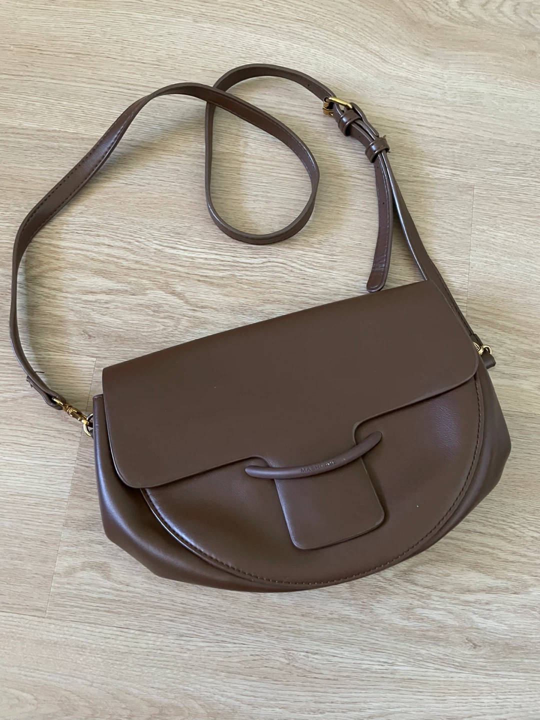 Mashaame Brown Crossbody Bag