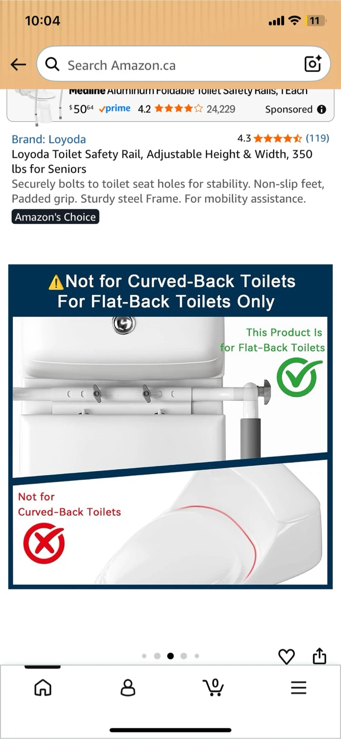 Loyoda Toilet Safety Rail - photo 4