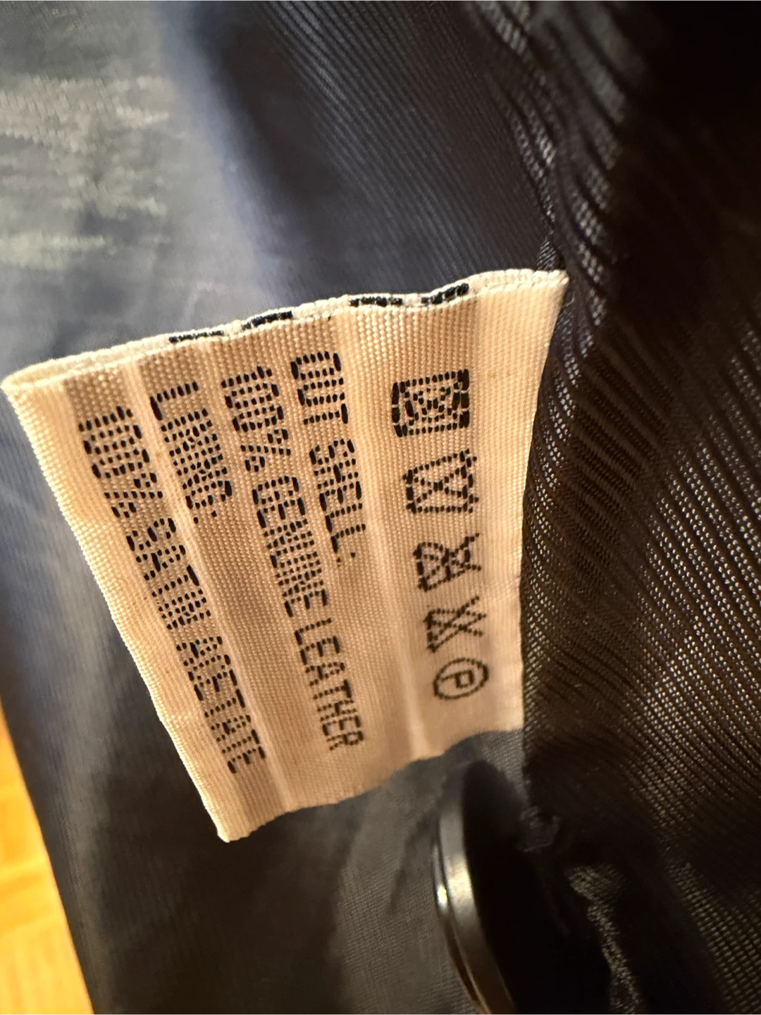 Matinee Genuine Leather Blazer - Size Large - photo 4