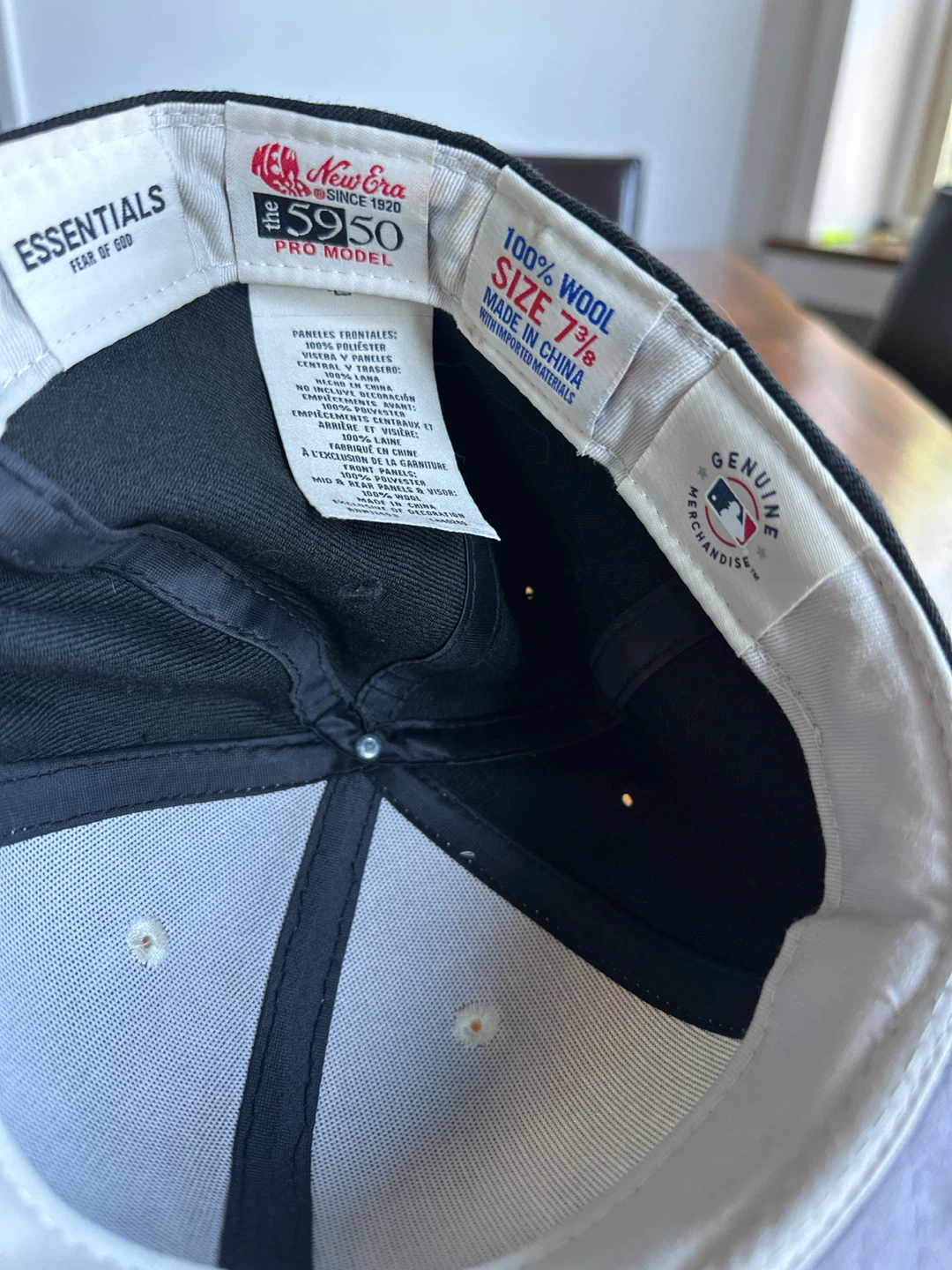 New Era Fear of God Essentials 5950 Cap Size 7 3/8 - photo 2