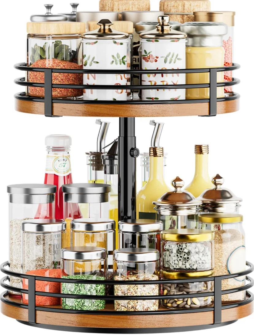 Rotating Spice Rack Organizer 2-tier - photo 4
