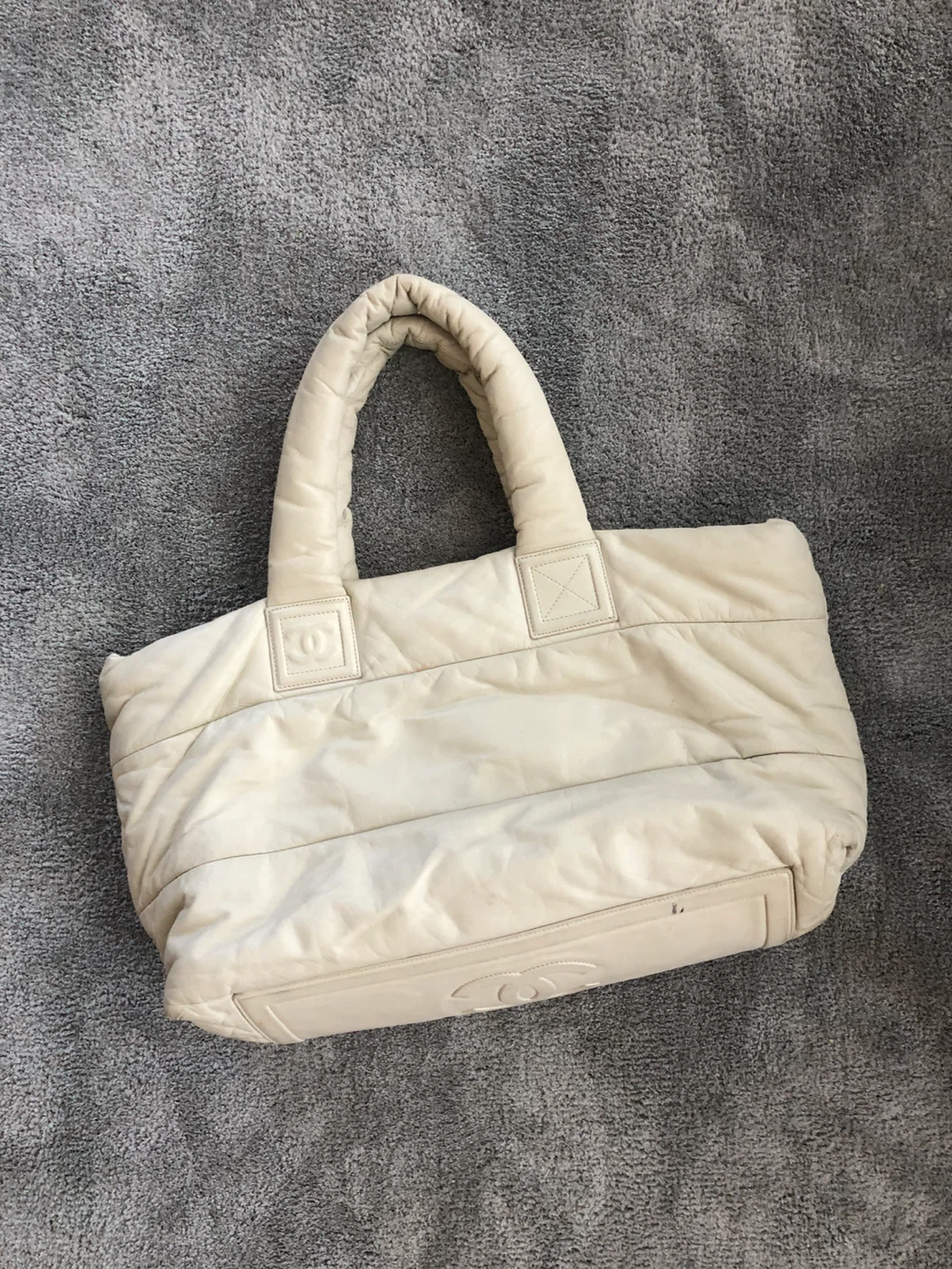 Authentic Chanel puffy tote