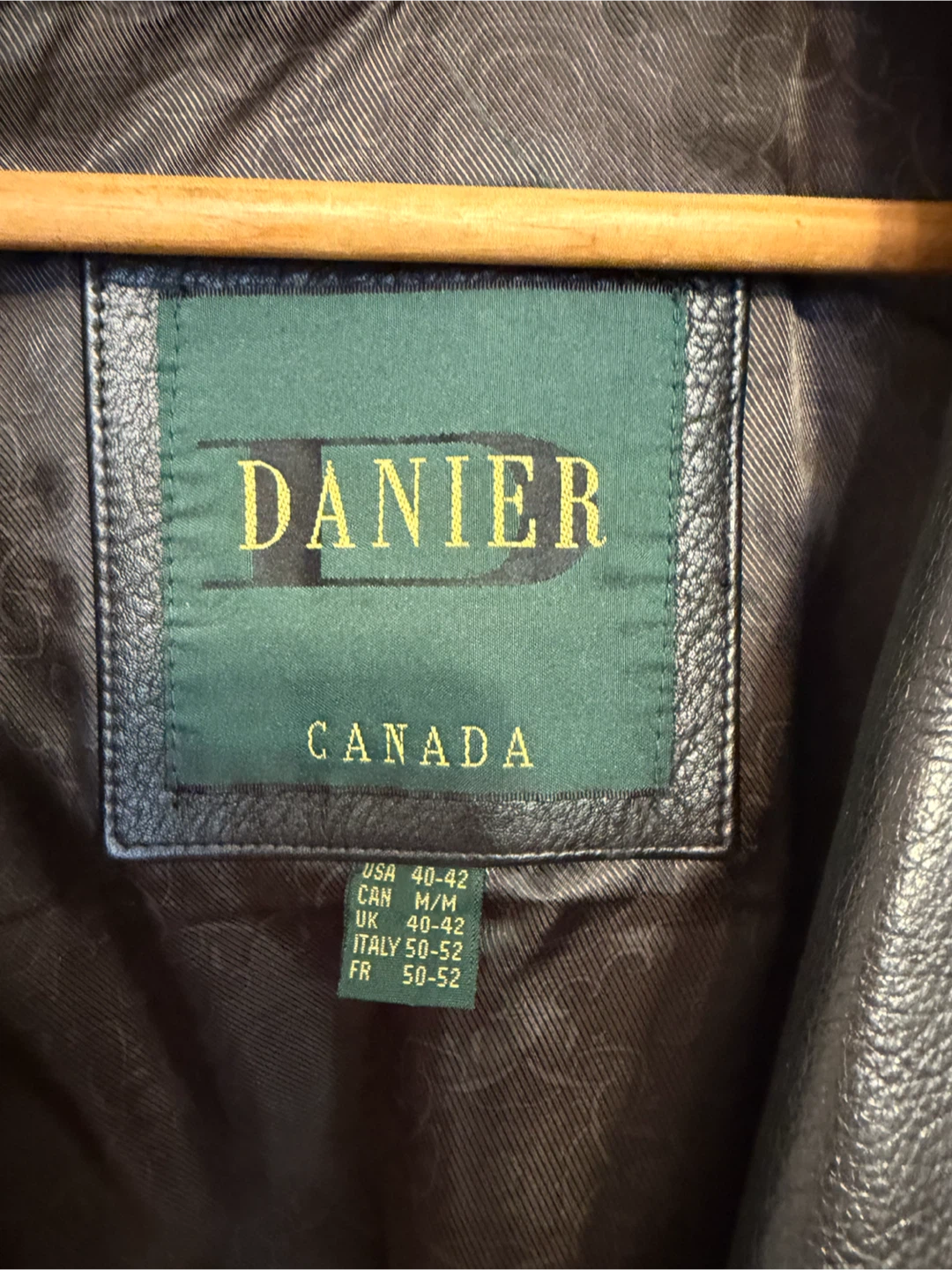 Men’s Danier Canada Black Leather Jacket - photo 4