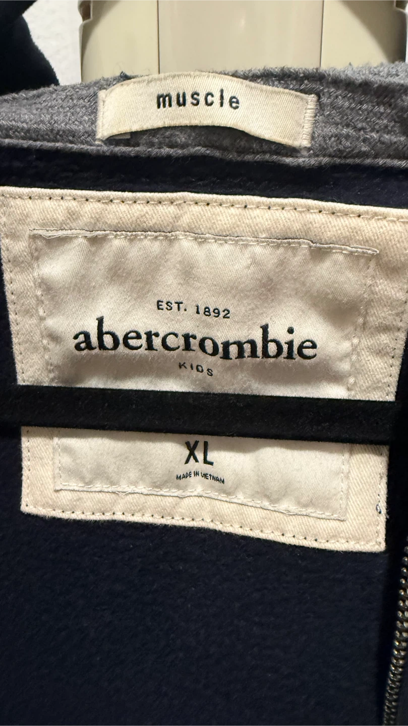 Abercrombie Kids Zip-Up Hoodie Navy XL - photo 3