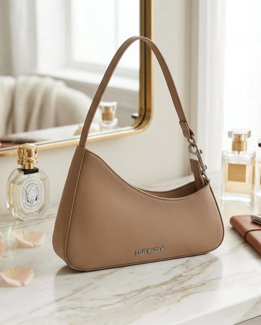 Steve Madden Beige Shoulder Bag