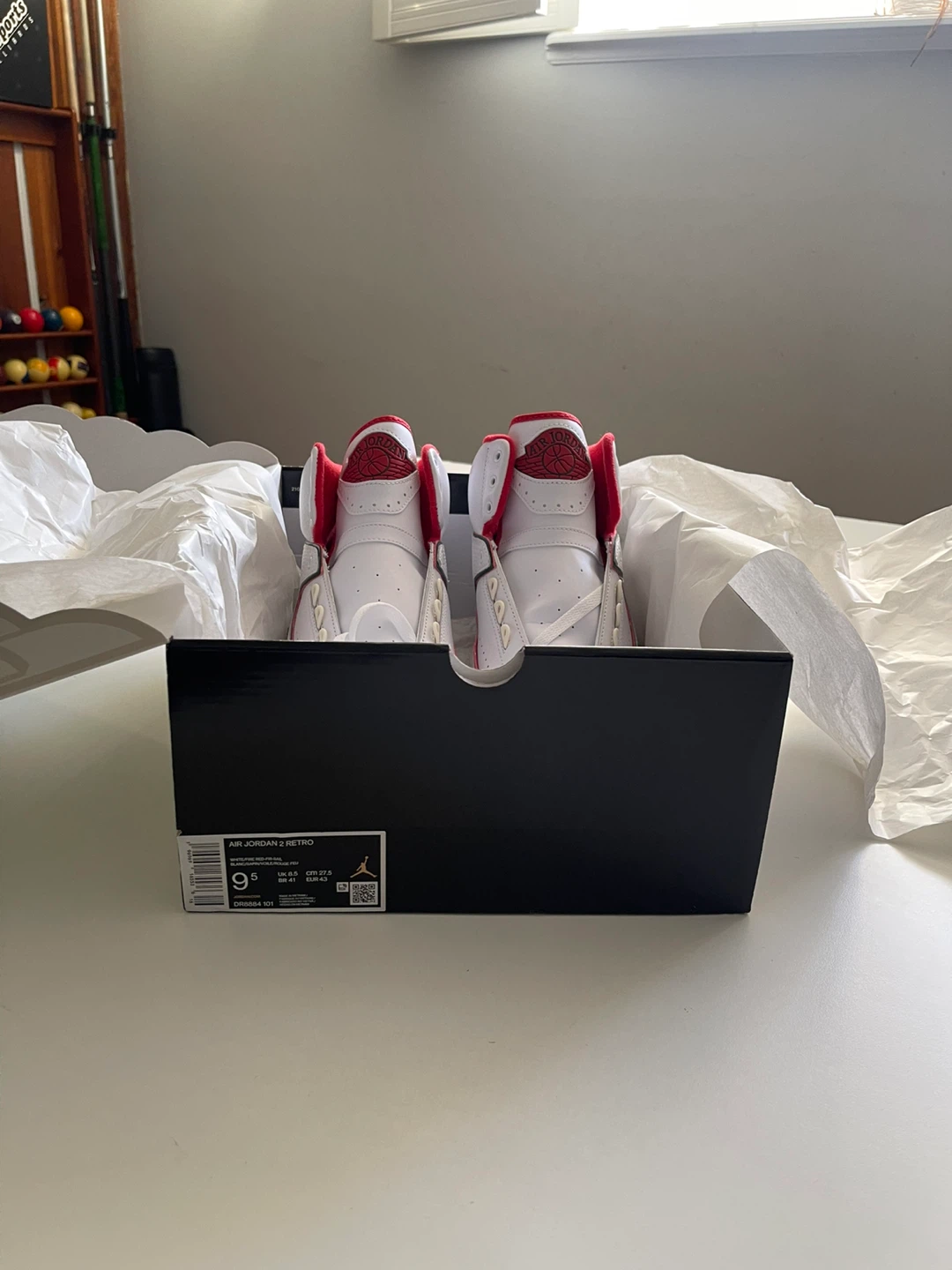 NEW Nike Air Jordan 2 Retro Size 9.5 - photo 5