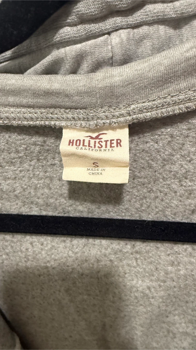 Hollister Gray Full-Zip Hoodie - photo 3