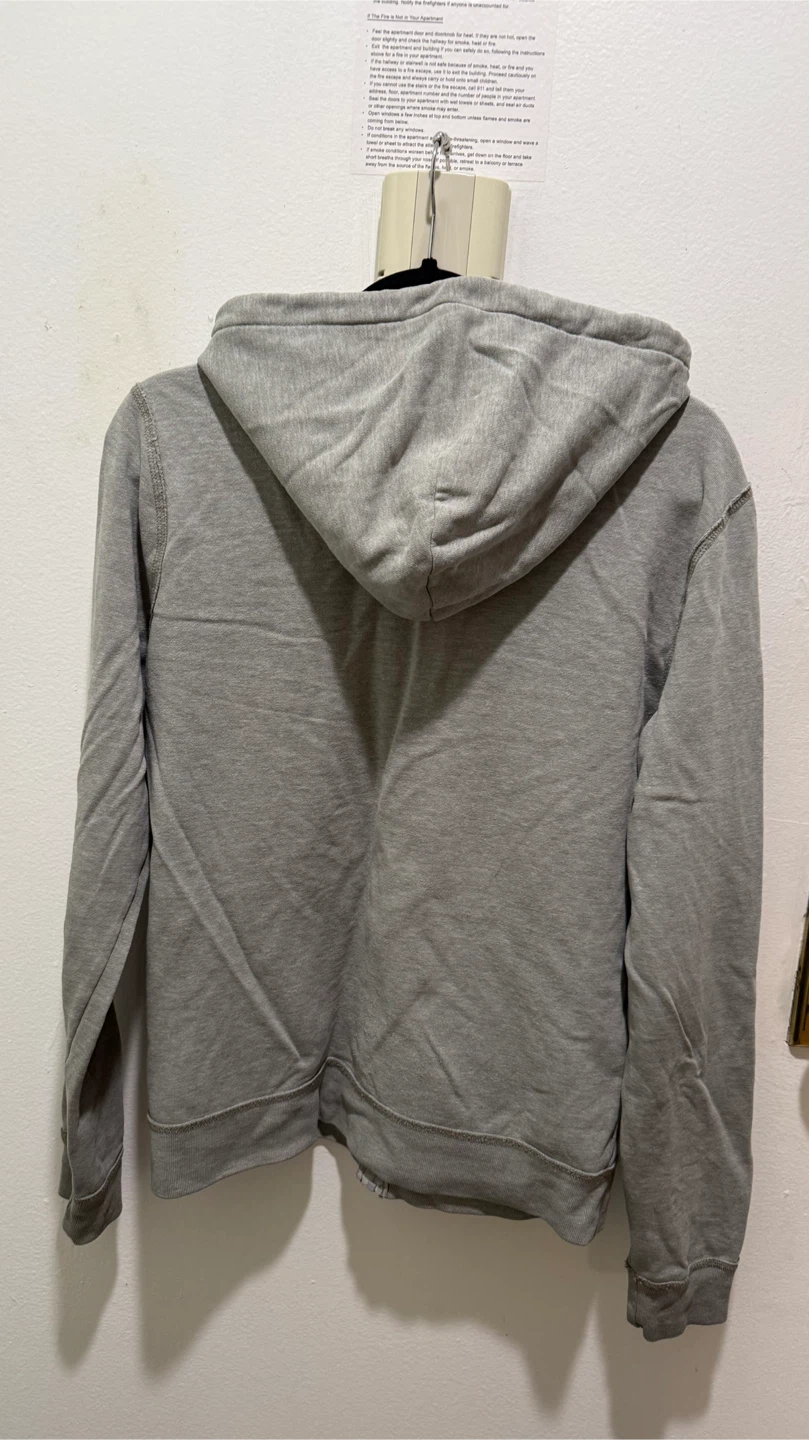 Hollister Gray Full-Zip Hoodie - photo 4