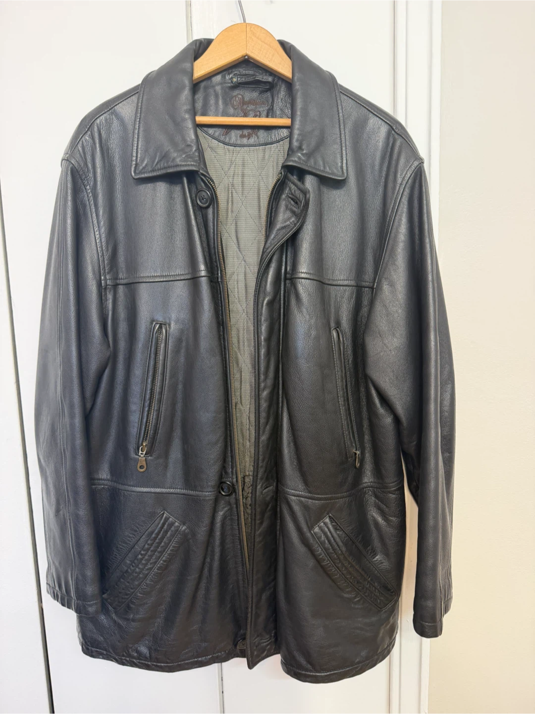 Men’s Via Cortesa Genuine Leather Jacket