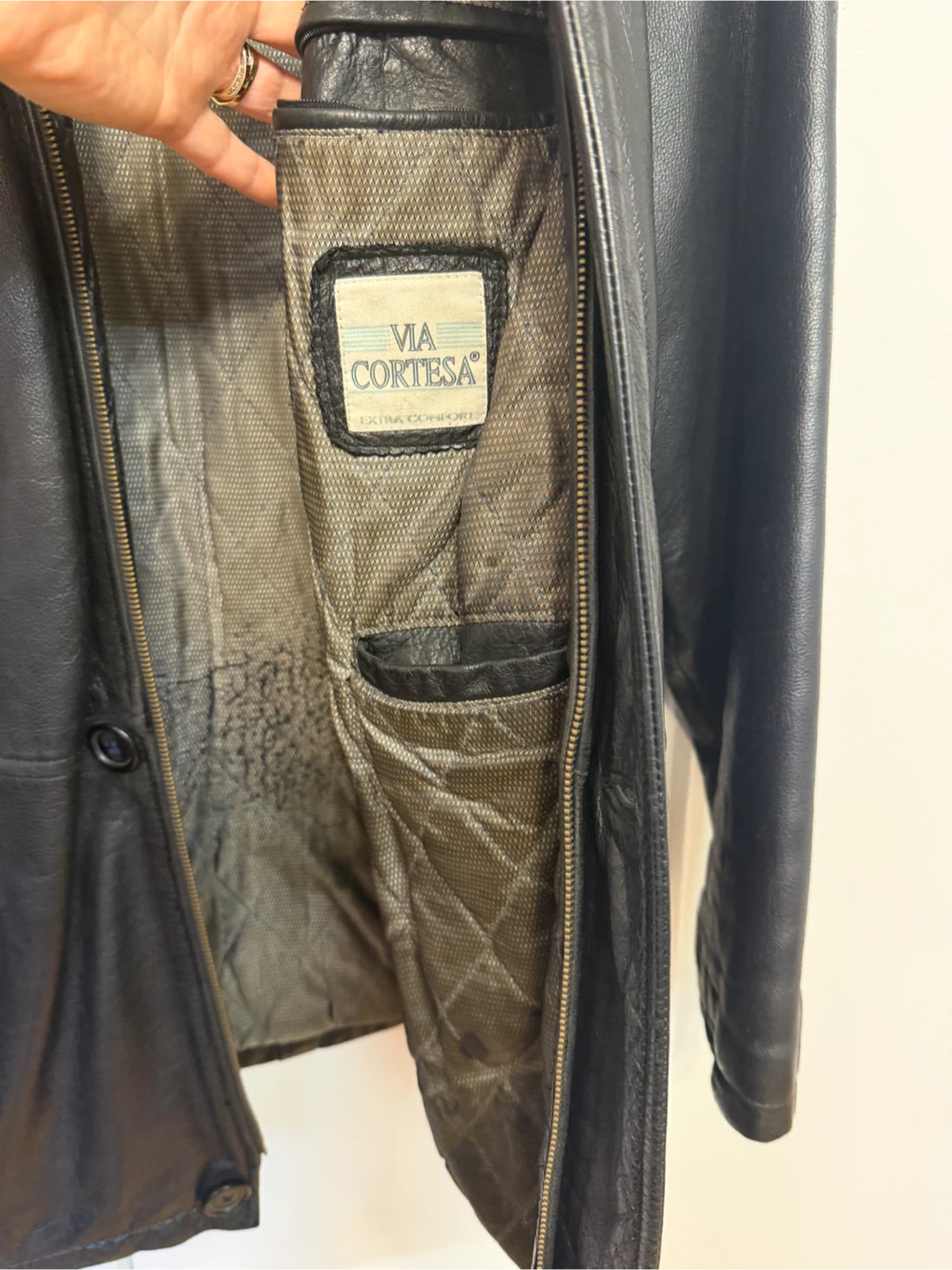 Men’s Via Cortesa Genuine Leather Jacket - photo 3