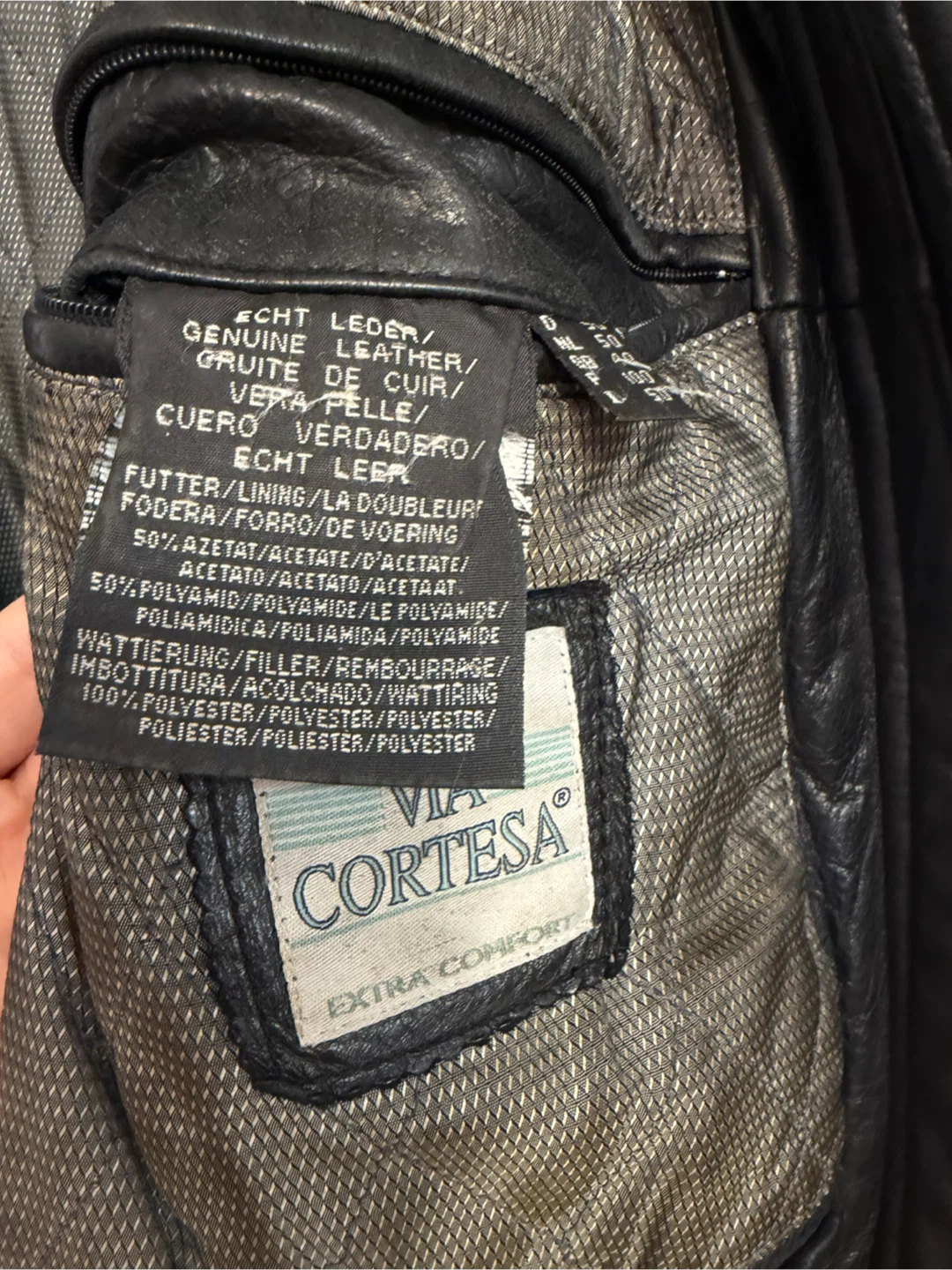 Men’s Via Cortesa Genuine Leather Jacket - photo 4