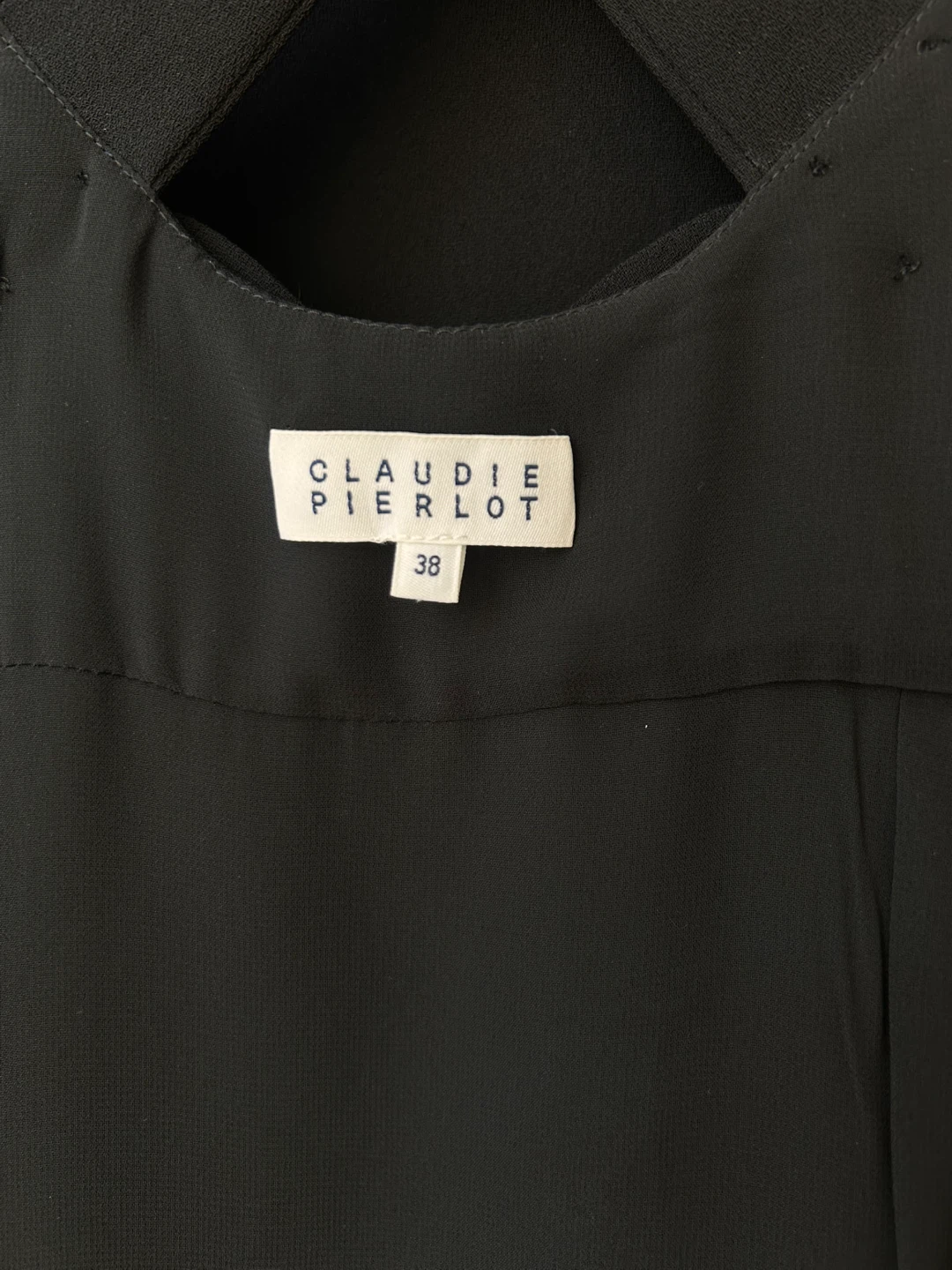 Claudie Pierlot Black Bow Dress Size 38 - photo 3