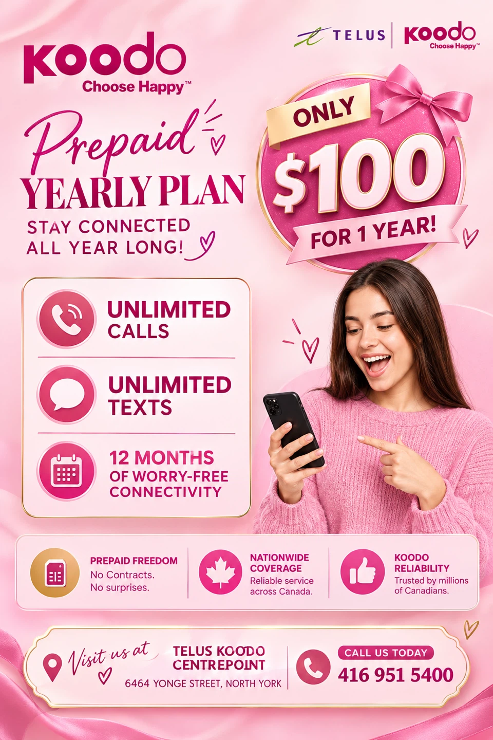 Koodo Prepaid Yearly Plan