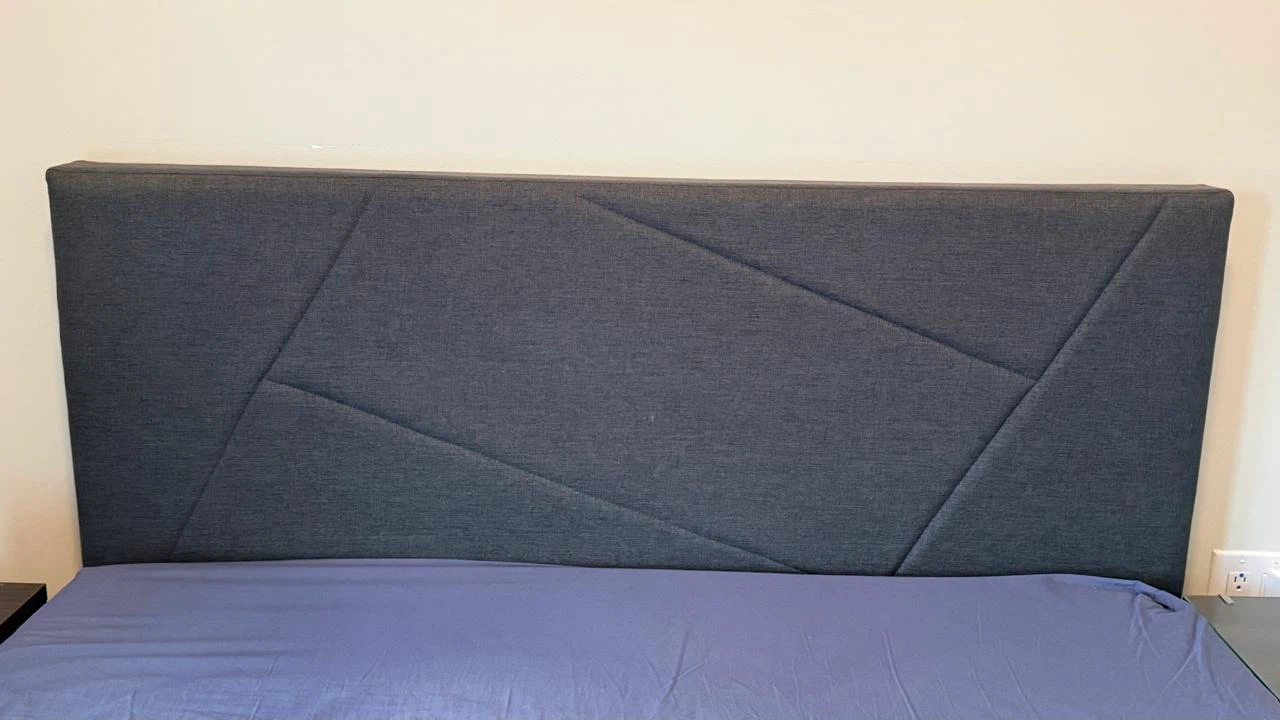 Dark Grey Upholstered Bed Frame - photo 2