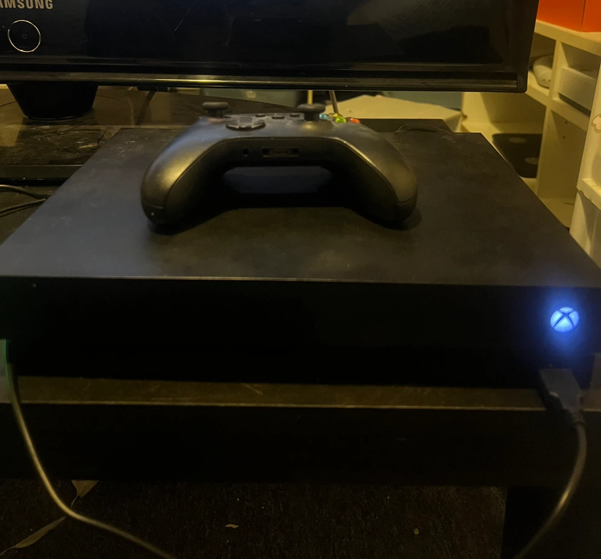 Microsoft Xbox One X Console with Controller
