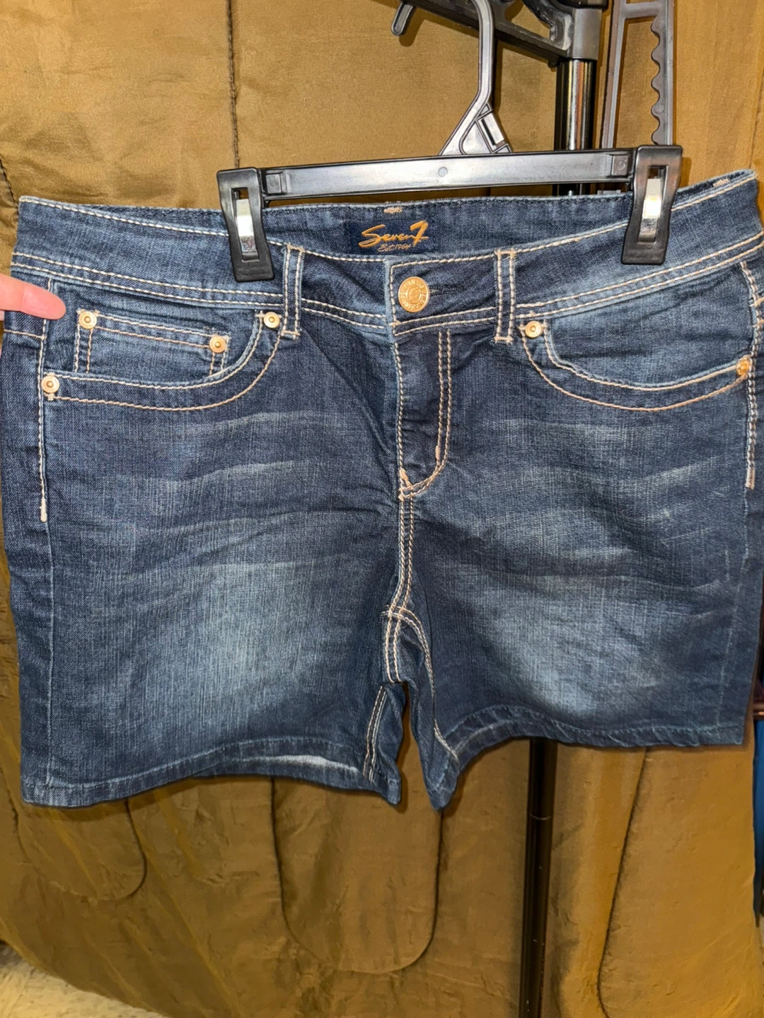 Seven7 Women's Denim Shorts Size 12 - photo 4
