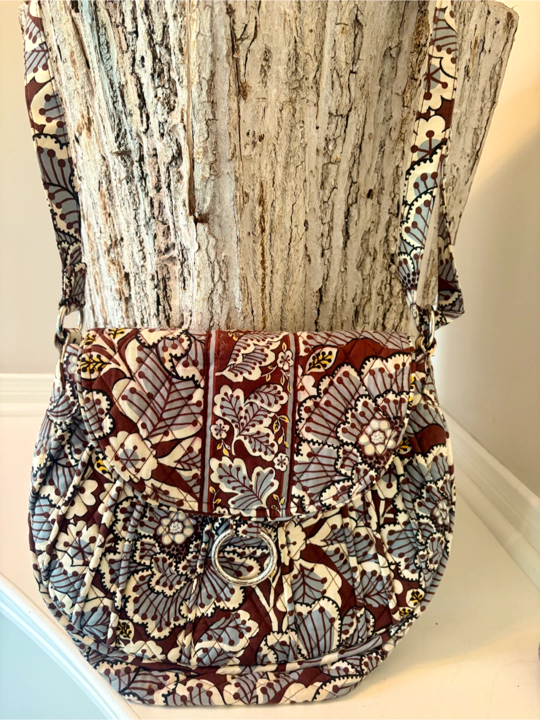 Vera Bradley Quilted Floral Crossbody Bag