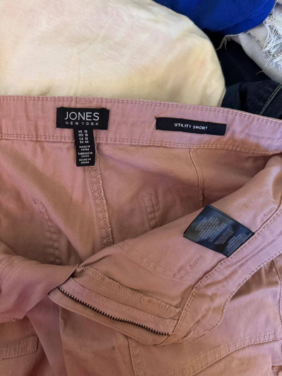 Jones New York Utility Shorts - Pink - Size 10