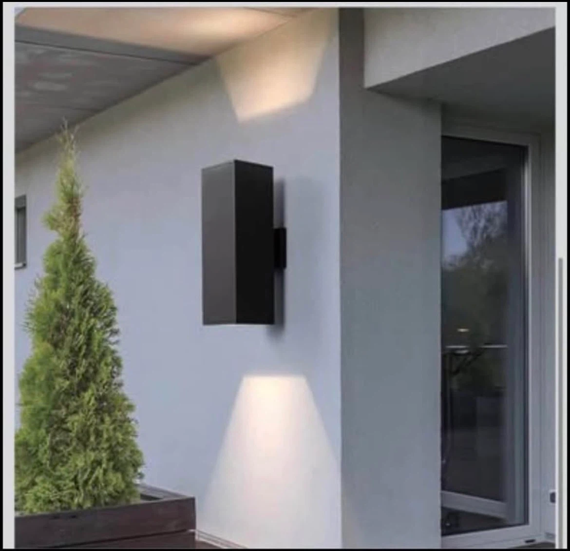 Mirrea Modern Outdoor Wall Sconce 2 Pack