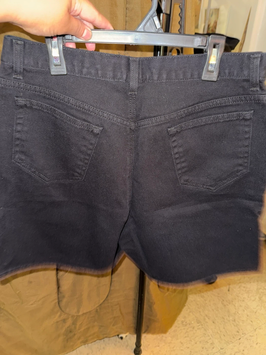 Liz Claiborne Black Denim Shorts - photo 3