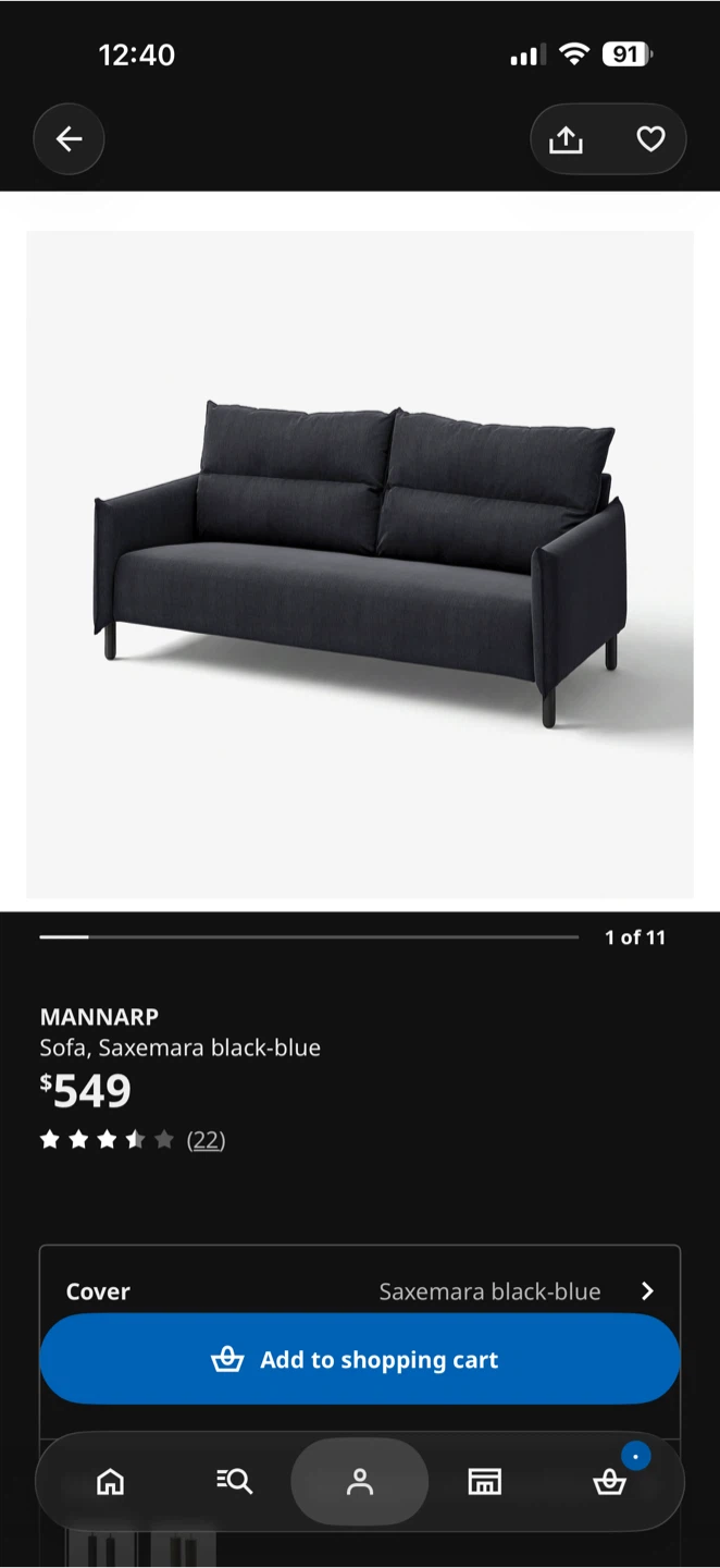 Ikea Sofa - Mannarp - photo 2