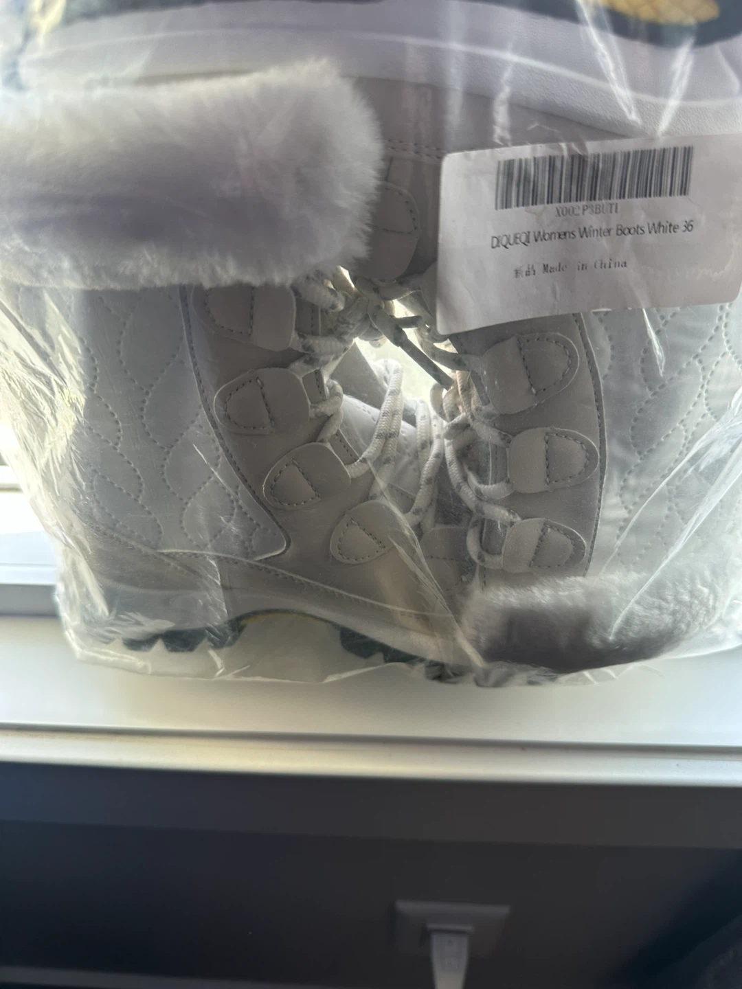 White women snow boots