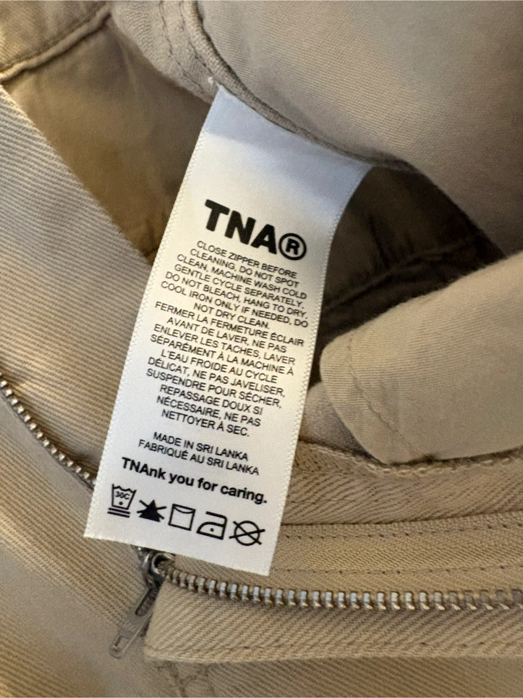 Tna Khaki Cargo Pants - photo 2