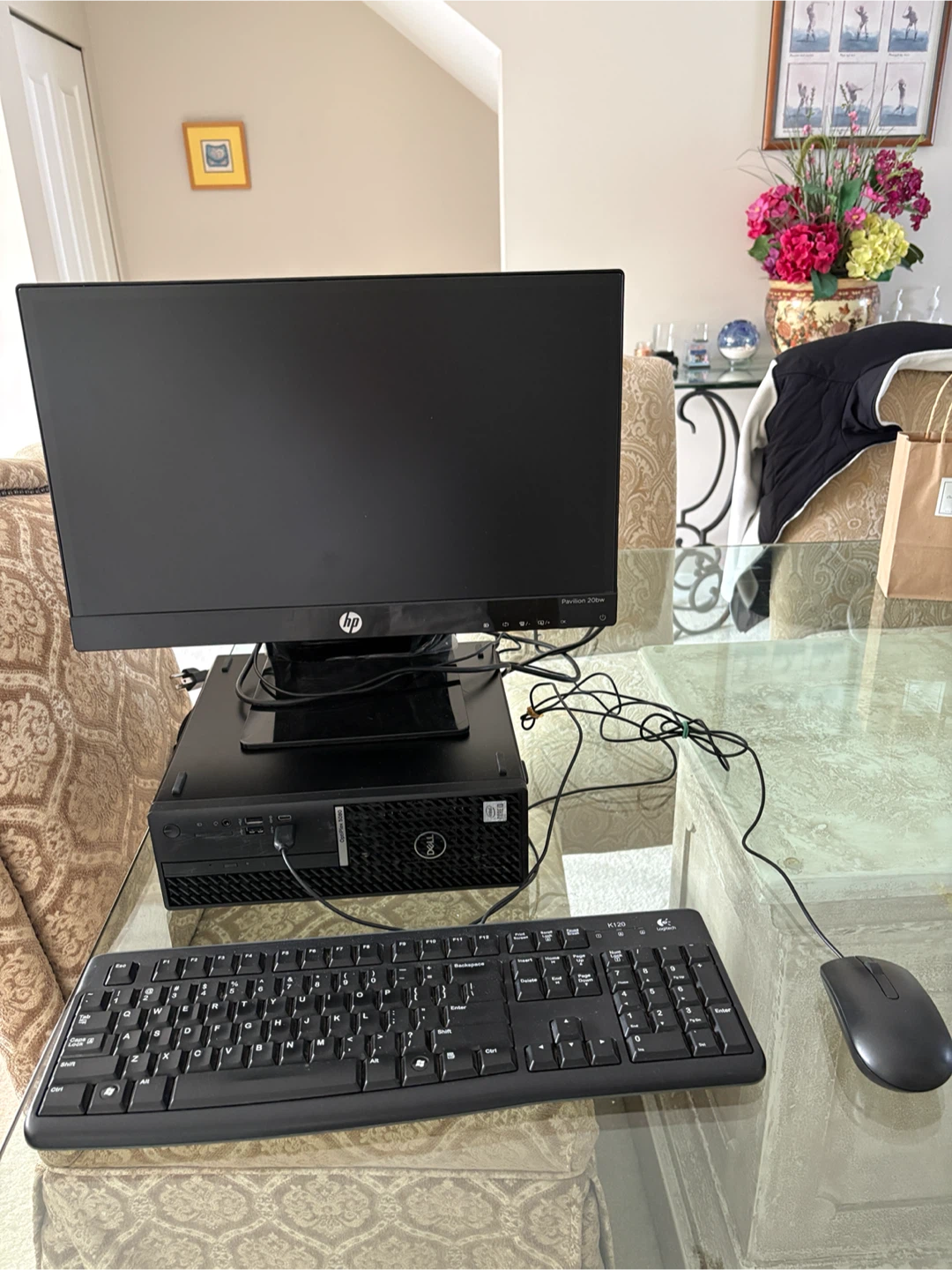 Dell OptiPlex 5080 Desktop with HP Monitor and Keyboard - photo 4