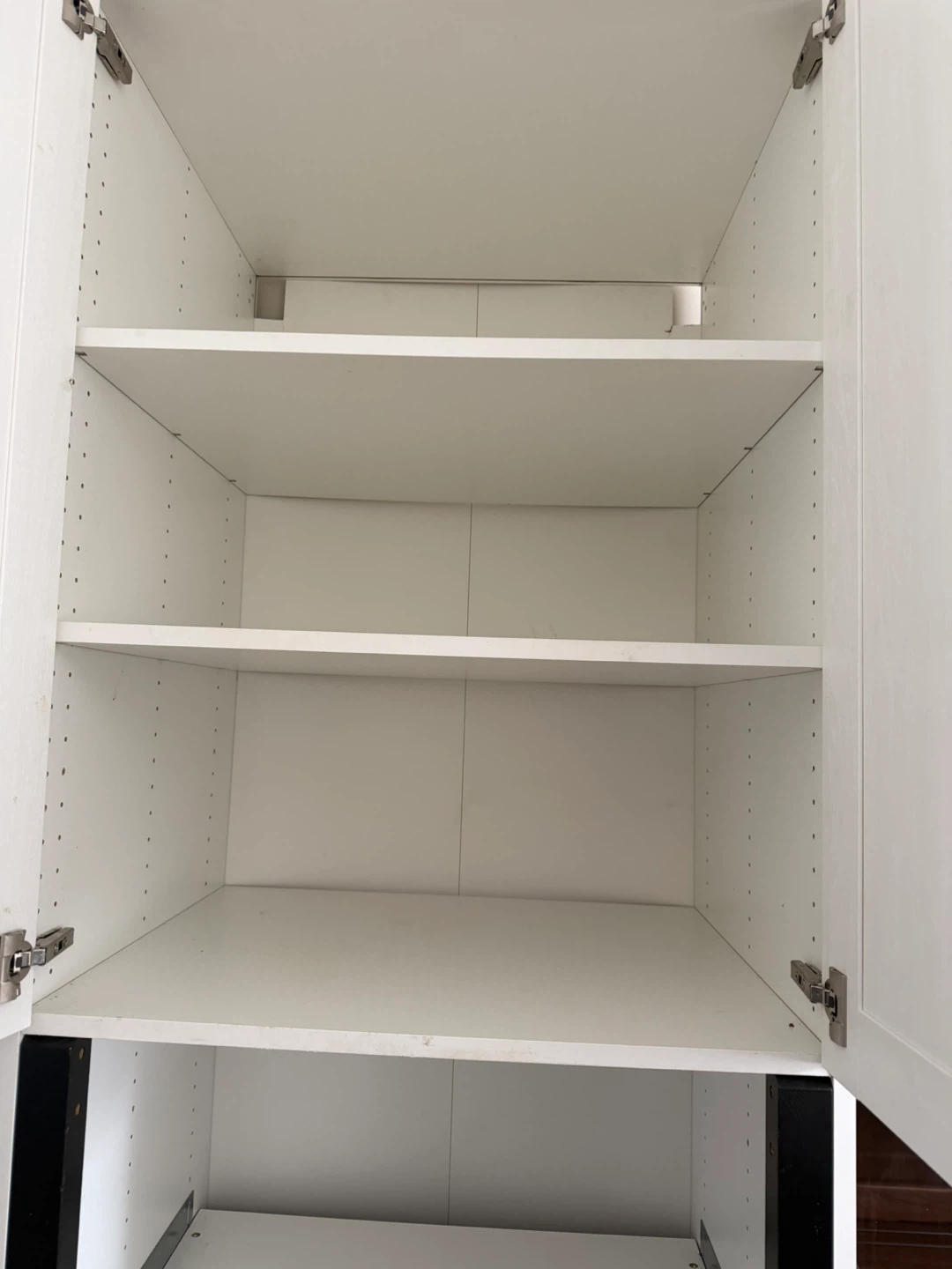 White Tall Storage Cabinet Unit - photo 2