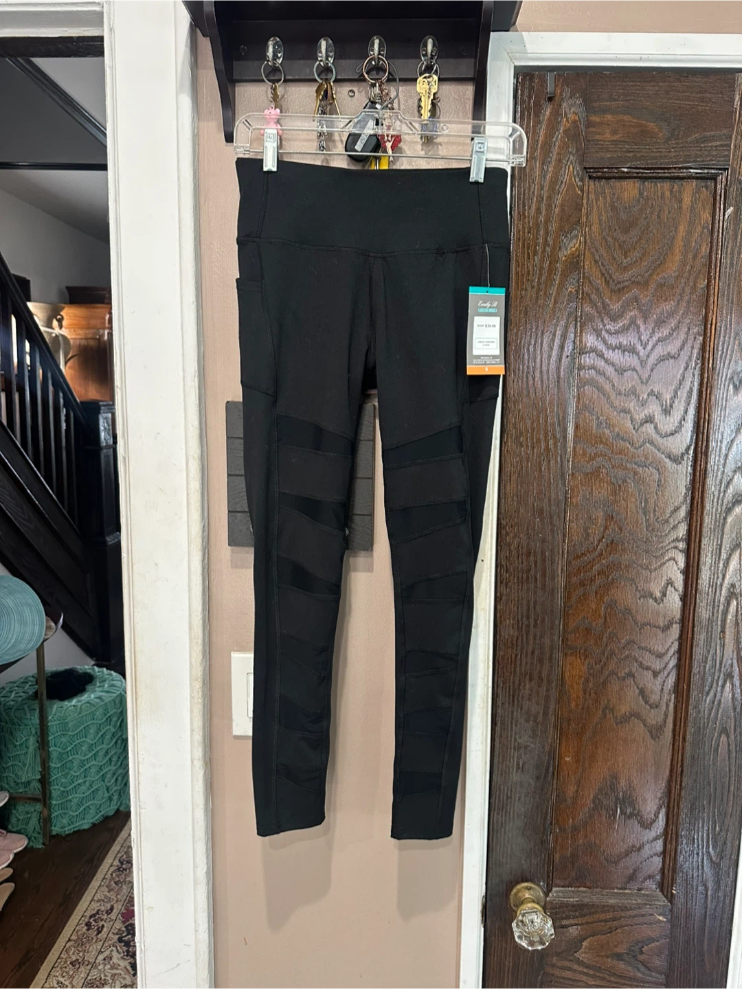Emily B Black Active Leggings Size S