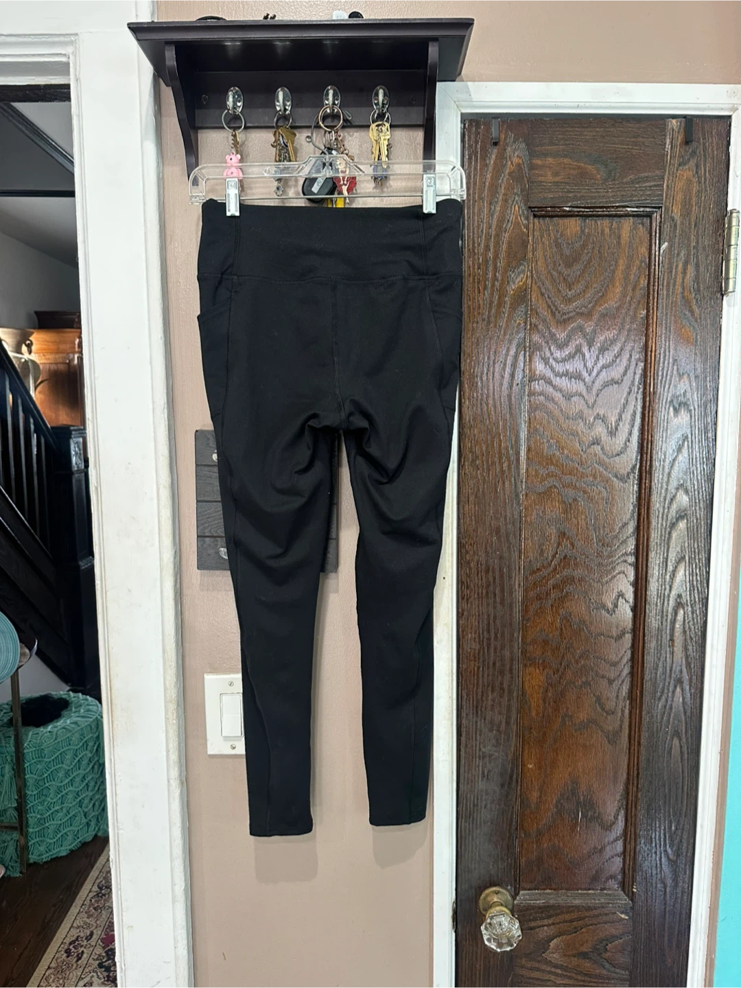Emily B Black Active Leggings Size S - photo 3