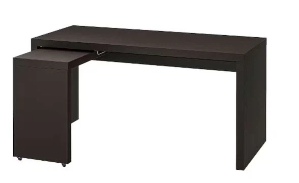 IKEA MALM Desk with pull-out panel - photo 2