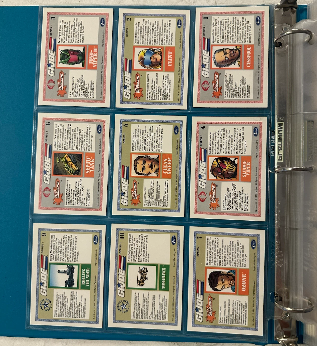 1991 G.I. Joe Trading Card Collection (NOT COMPLETE SET) - photo 2