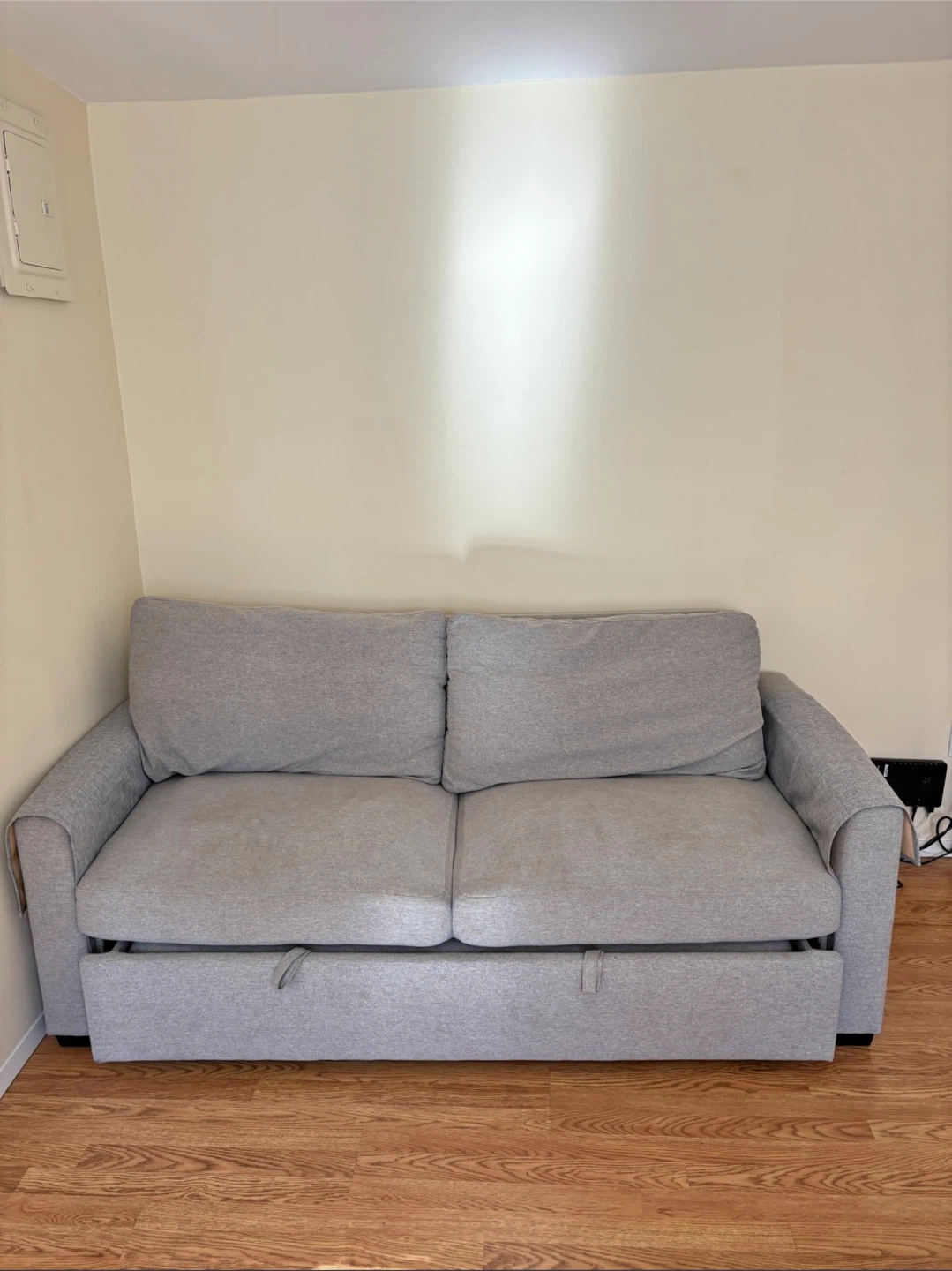 IKEA FRIHETEN Sleeper Sofa, Light Gray - photo 2