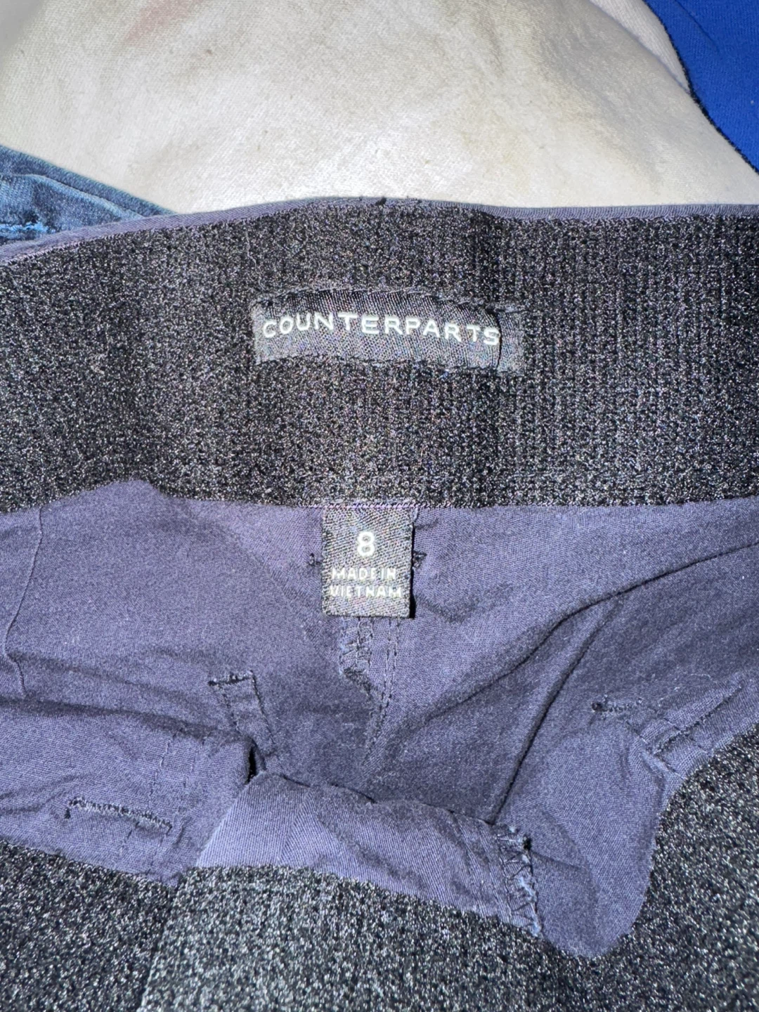 Counterparts Navy Blue Shorts Size 8