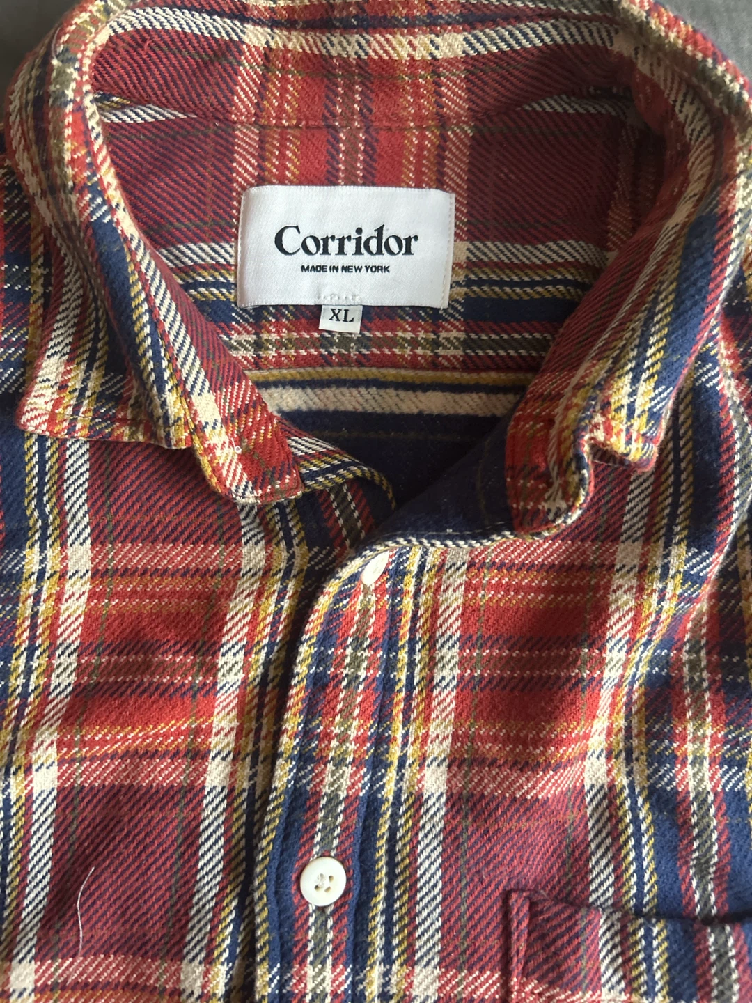 Corridor NYC Plaid Flannel Shirt XL - photo 2