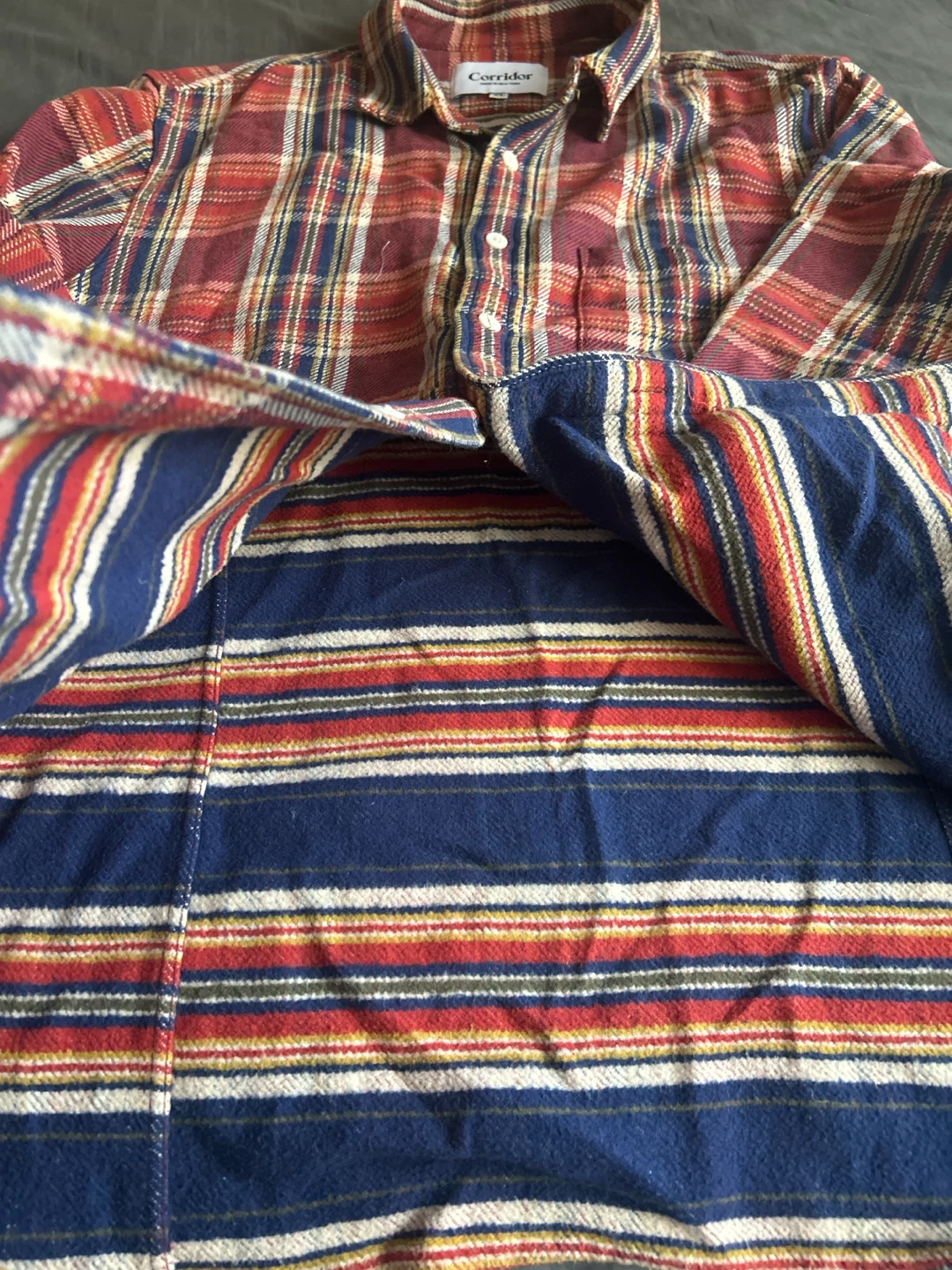 Corridor NYC Plaid Flannel Shirt XL - photo 3