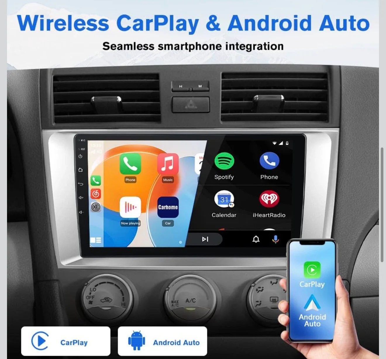 AWESAFE Car Stereo for Toyota Camry 2006-2011 - photo 4