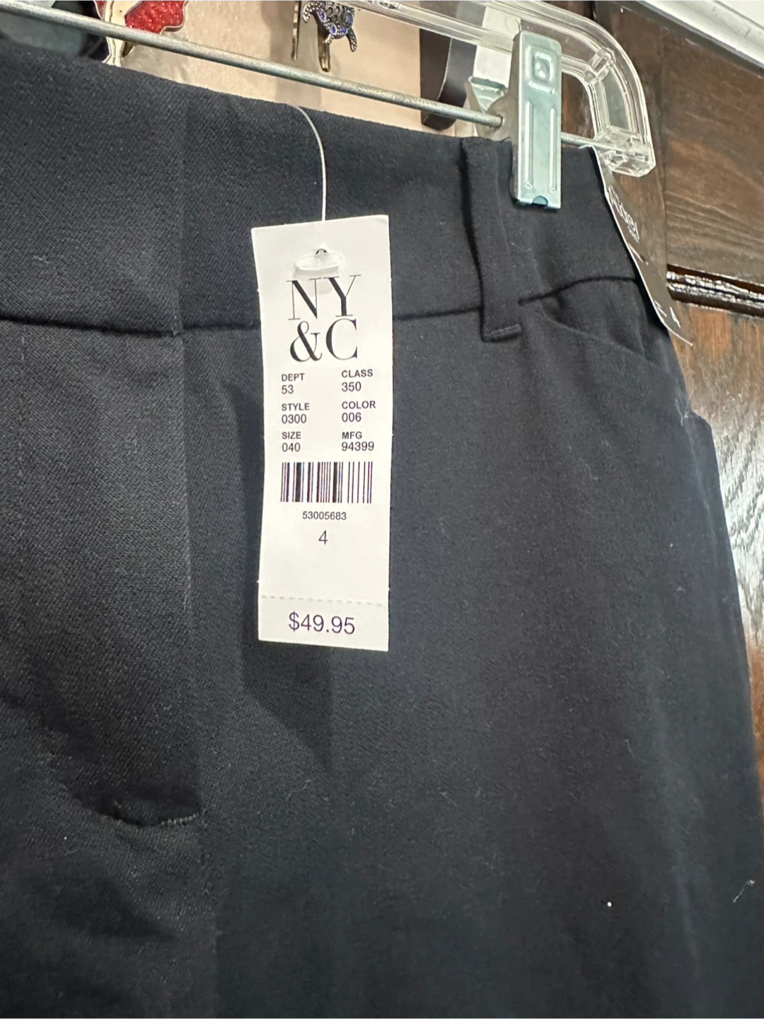 New York & Company The Audrey Slim Leg Pants, Size 4 - photo 2