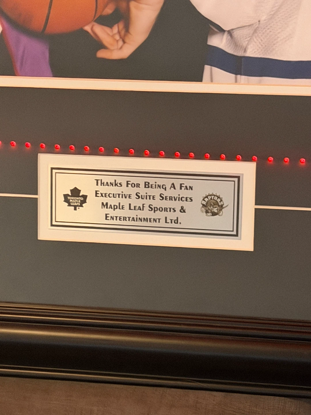 Vintage MLSE Sundin & Carter Framed Photo Print (Raptors/Leafs) - photo 4