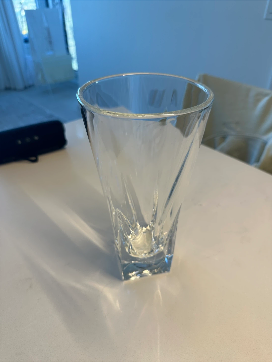 Clear Glass Vase