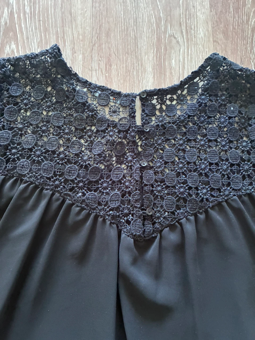 Black Lace Blouse - Medium - photo 3