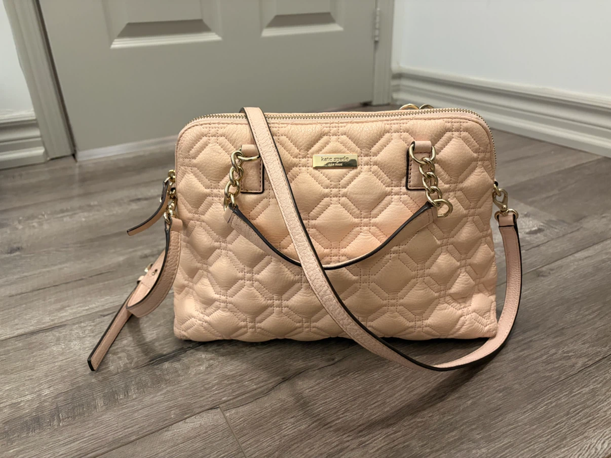 Kate Spade Quilted Pink Leather Satchel Bag - photo 3