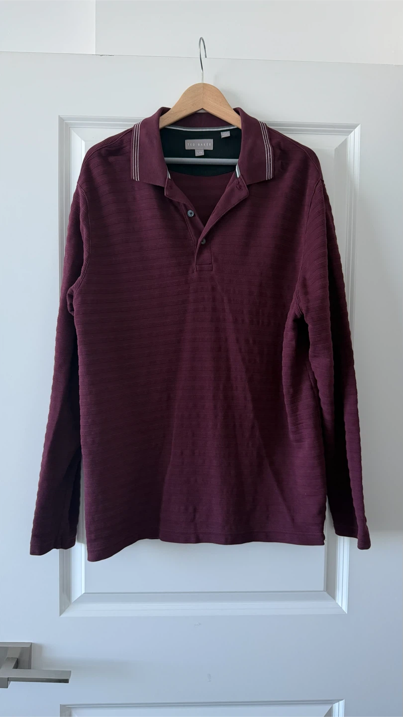 Ted Baker Men’s Long-Sleeve Polo