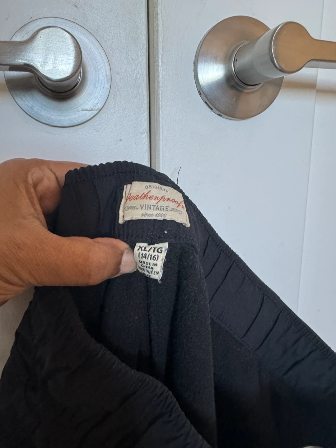 Weatherproof Vintage Black Fleece-Lined Pants XL (14/16) - photo 4
