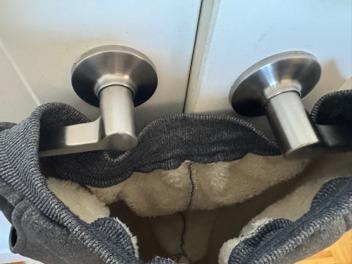 Grey fleece-lined sweatpants - photo 4