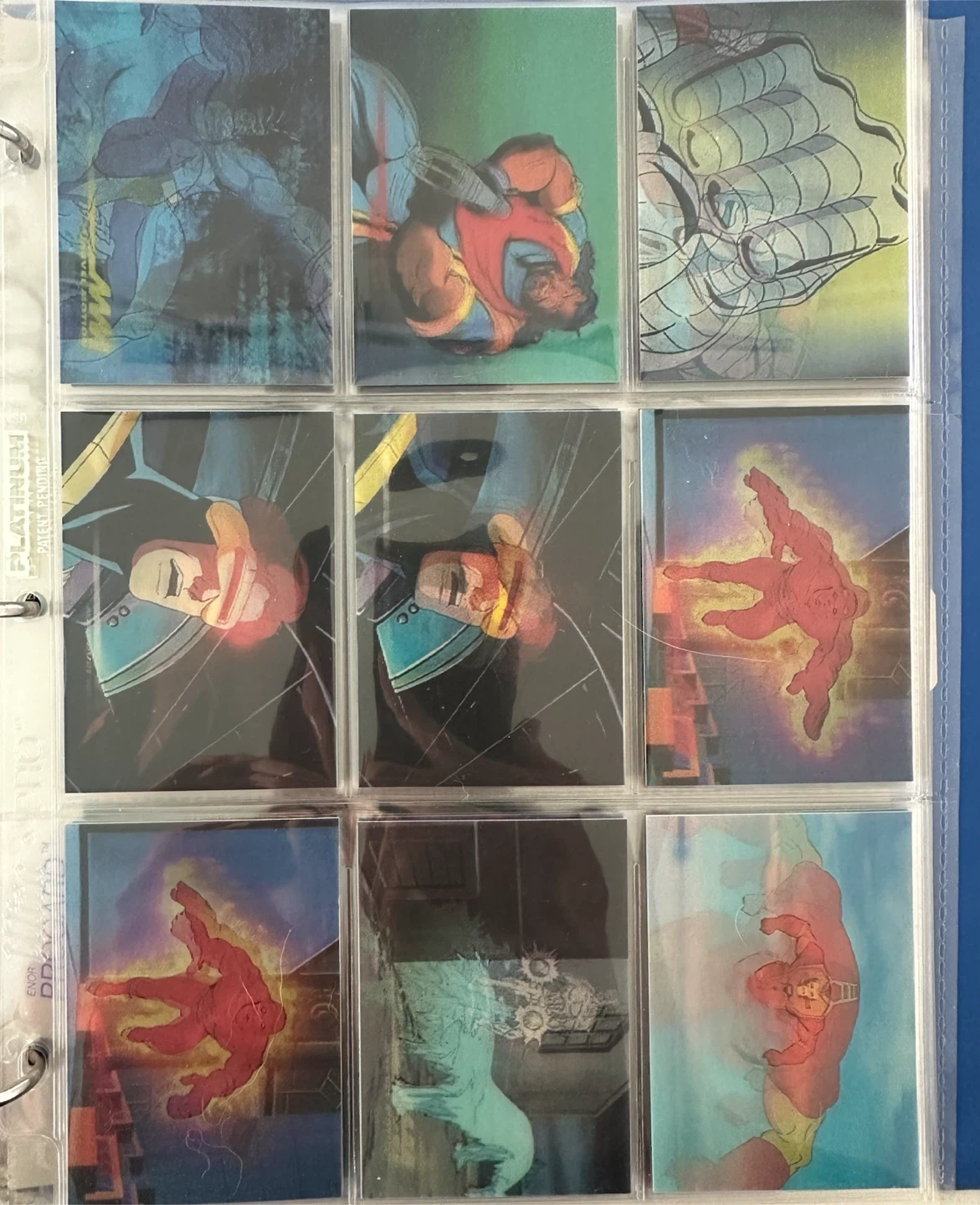 1996 Fleer/Skybox Marvel Motion 3D Trading Cards