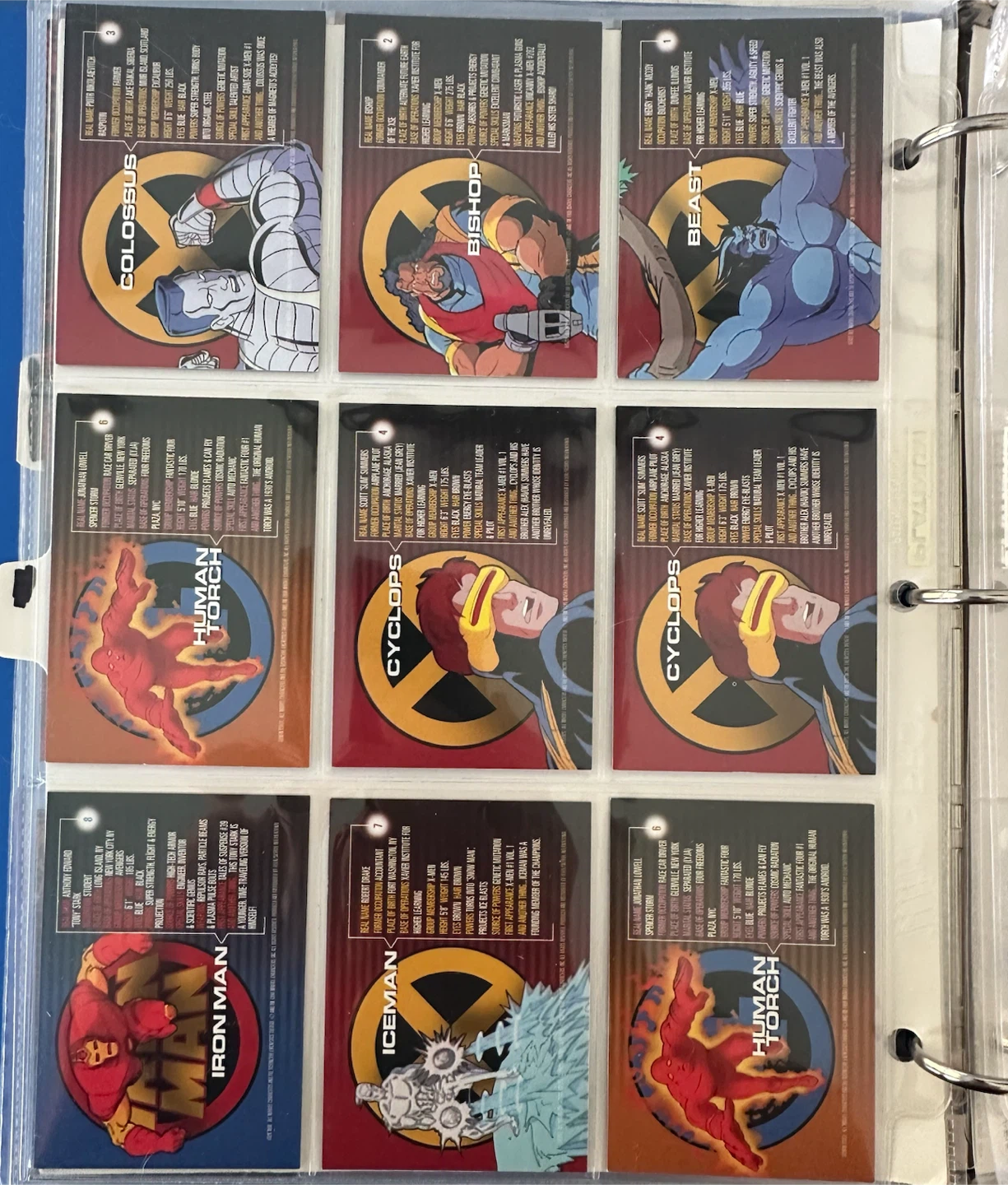 1996 Fleer/Skybox Marvel Motion 3D Trading Cards - photo 2