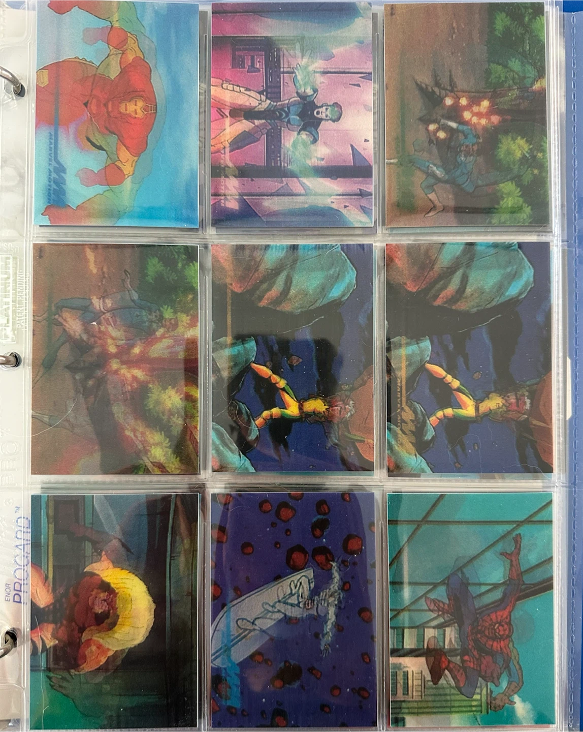 1996 Fleer/Skybox Marvel Motion 3D Trading Cards - photo 3