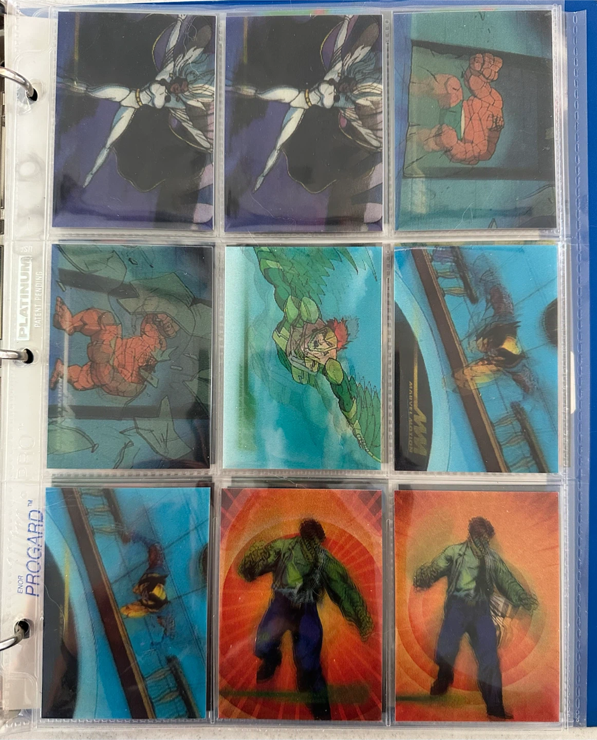 1996 Fleer/Skybox Marvel Motion 3D Trading Cards - photo 5